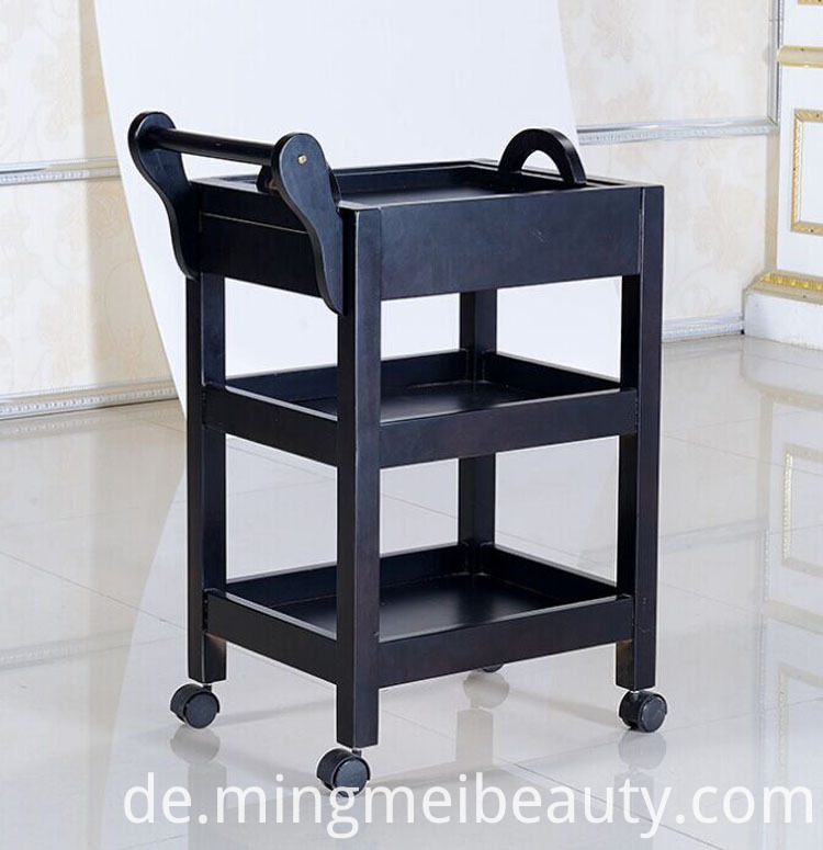 hölzerner Schönheitssalonwagen wood beauty salon trolley